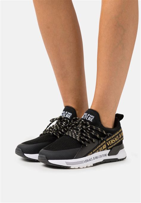 versace jeans couture logo trainers black|Versace Jeans Couture glam.